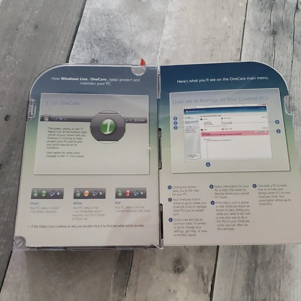 Unused - WINDOWS LIVE ONE CARE ALL IN ONE SECURITY AND PERFROMANCE SERVICE